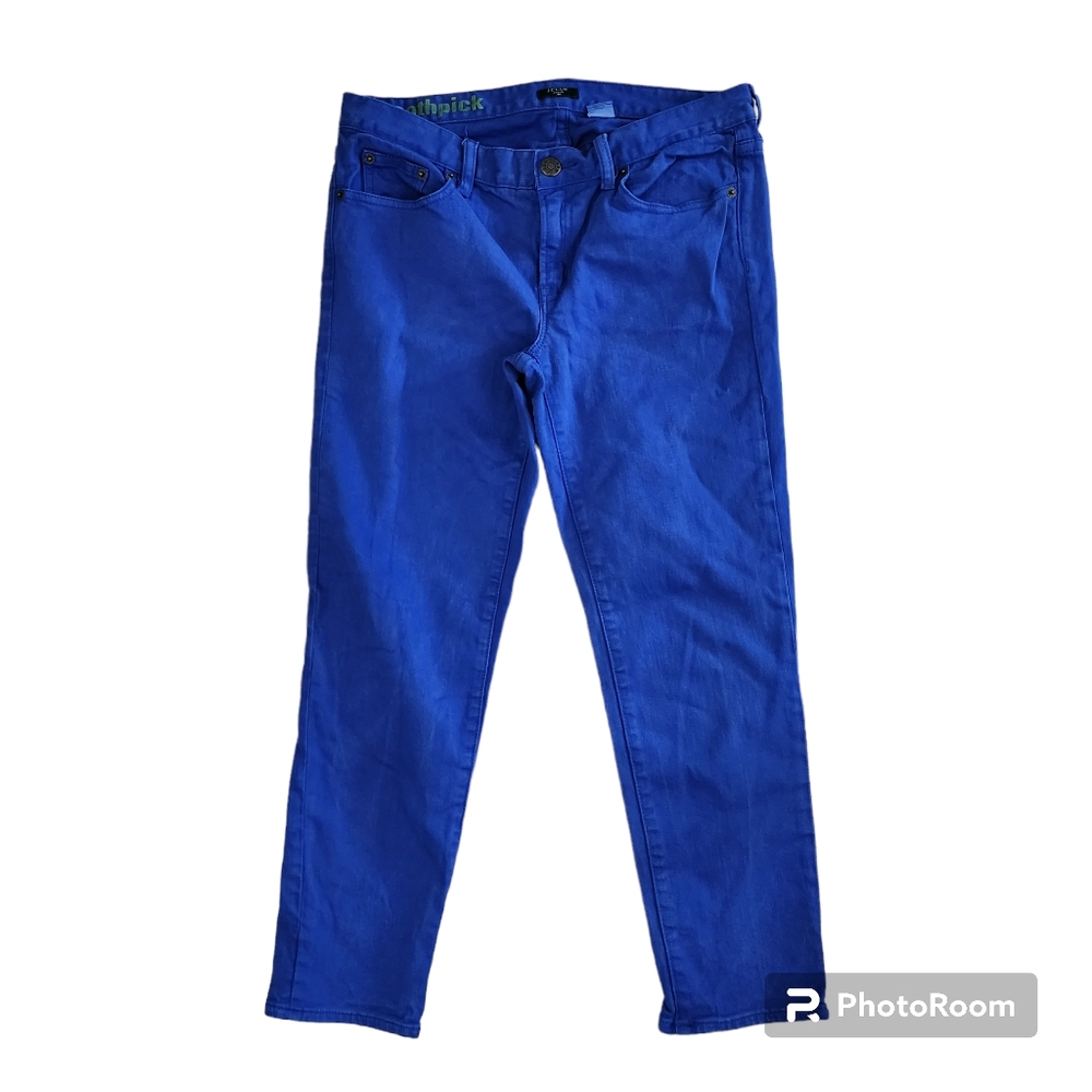 J Crew Toothpick Ankle Jeans Size 29 Blue